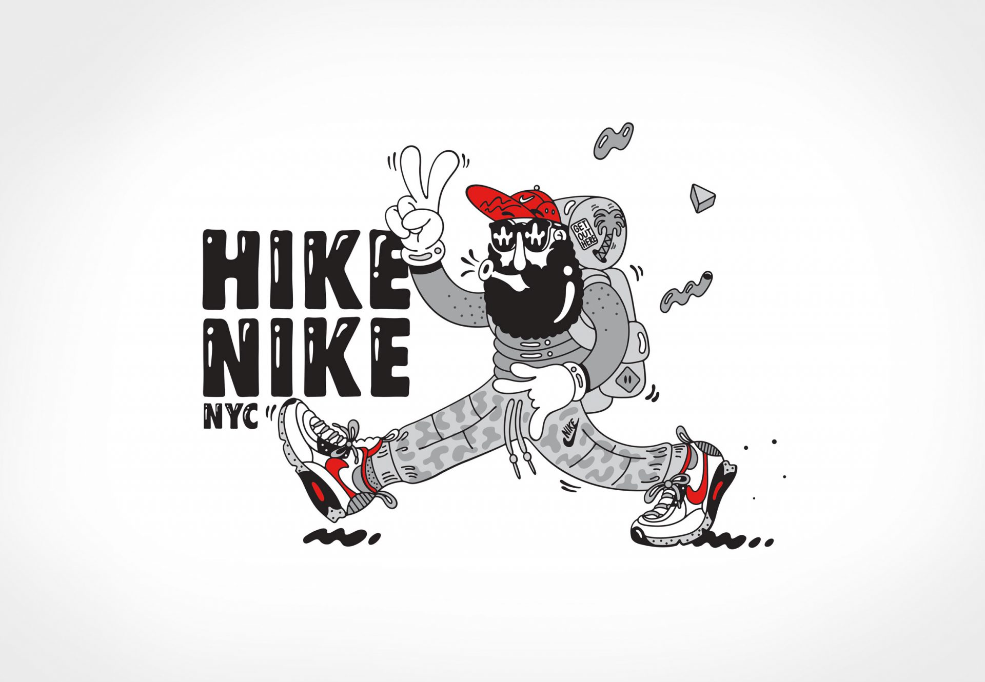 hike nike guy