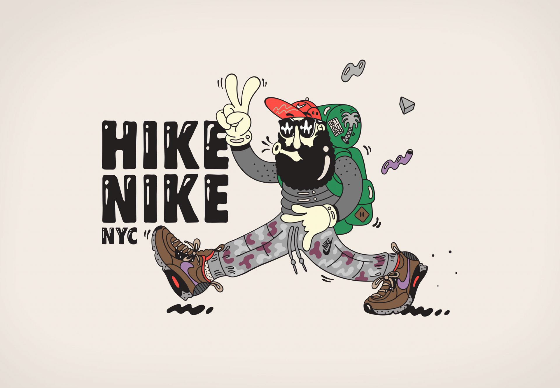 hike nike guy